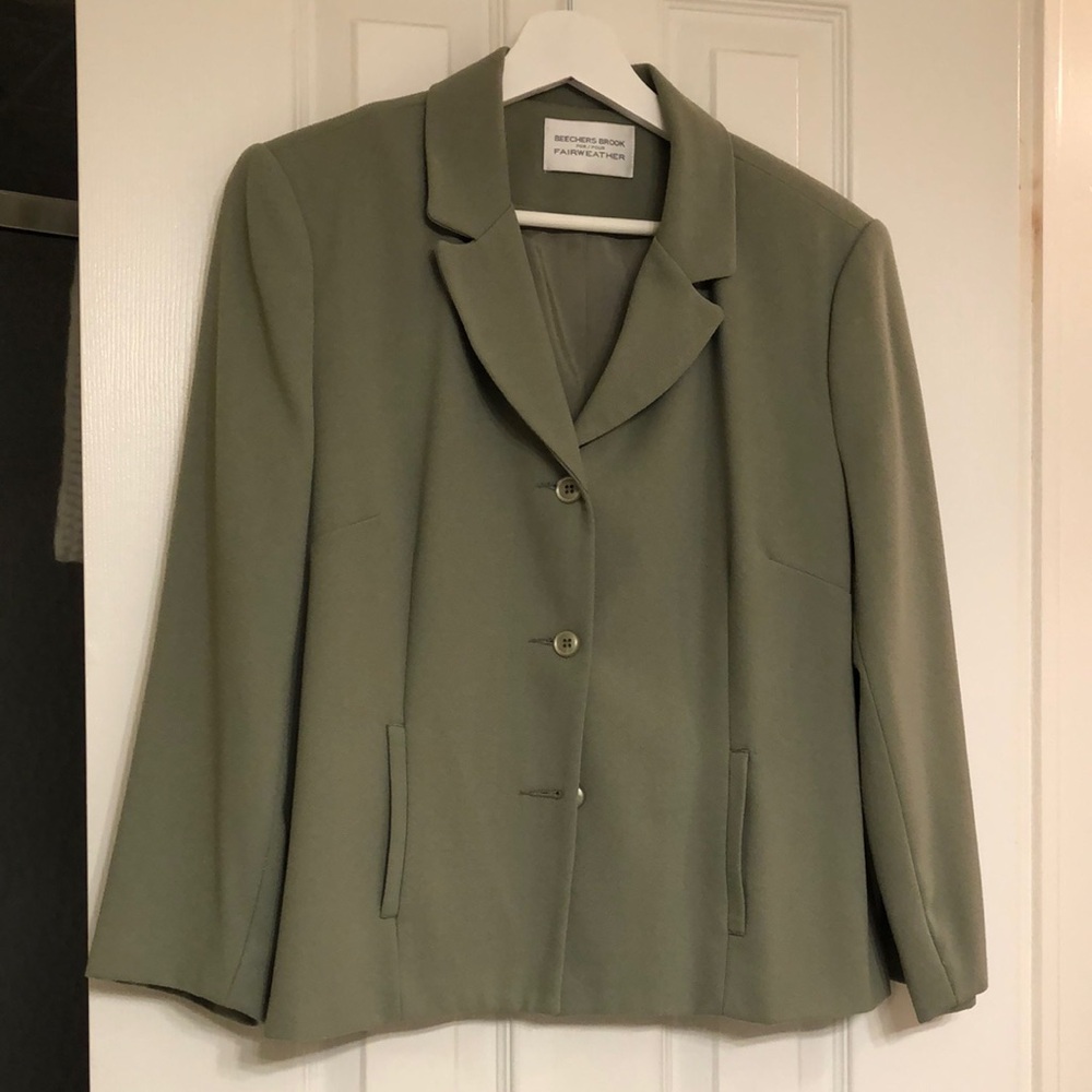 Olive Green Women's Blazer